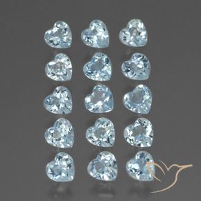 Shop natural 3.96ct Bleu ciel Topaze gems, Cœur, from Brésil at GemSelect. In stock, global shipping!