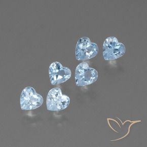 Shop natural 1.78ct Bleu ciel Topaze gems, Cœur, from Brésil at GemSelect. In stock, global shipping!
