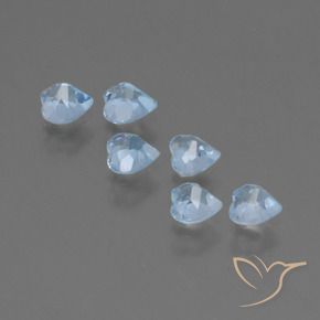 Shop natural 1.78ct Bleu ciel Topaze gems, Cœur, from Brésil at GemSelect. In stock, global shipping!