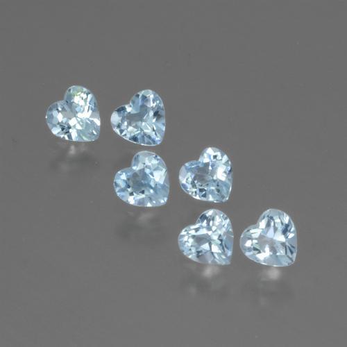 Achetez naturel 1,71ct bleue topaze gems, forme de coeur, en provenance brésil chez gemselect. en stock, livraison internationale!