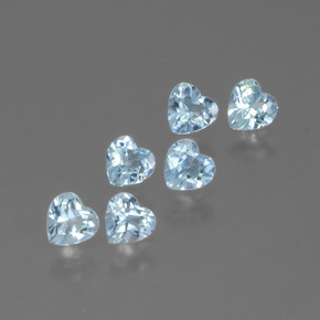 Achetez naturel 1,71ct bleue topaze gems, forme de coeur, en provenance brésil chez gemselect. en stock, livraison internationale!