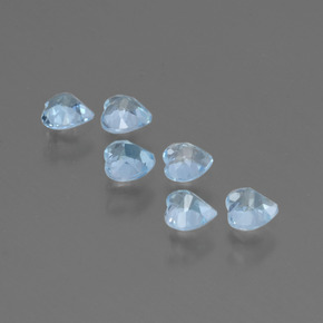 Achetez naturel 1,71ct bleue topaze gems, forme de coeur, en provenance brésil chez gemselect. en stock, livraison internationale!