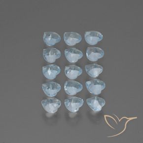 Shop natural 4.26ct Bleu ciel Topaze gems, Cœur, from Brésil at GemSelect. In stock, global shipping!