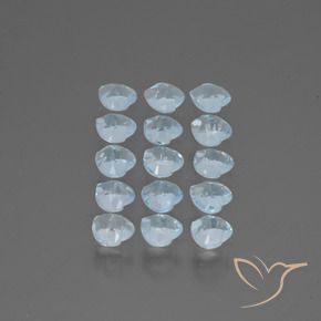 Shop natural 4.14ct Bleu ciel Topaze gems, Cœur, from Brésil at GemSelect. In stock, global shipping!