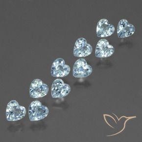 Shop natural 3.02ct Bleu ciel Topaze gems, Cœur, from Brésil at GemSelect. In stock, global shipping!