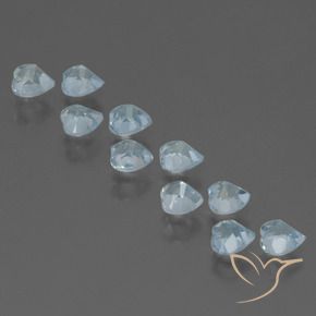 Achetez naturel 3.16ct Bleu ciel Topaze gems, Forme de coeur, En provenance Brésil chez GemSelect. En stock, livraison internationale!