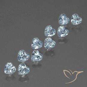 Shop natural 2.98ct Bleu ciel Topaze gems, Cœur, from Brésil at GemSelect. In stock, global shipping!