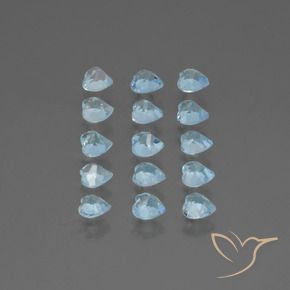 Shop natural 4.13ct Bleu ciel Topaze gems, Cœur, from Brésil at GemSelect. In stock, global shipping!
