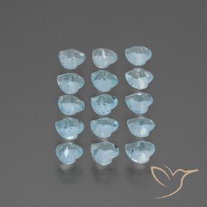 Shop natural 4.32ct Bleu ciel Topaze gems, Cœur, from Brésil at GemSelect. In stock, global shipping!