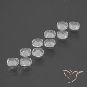 Shop natural 4.49ct Blanc Topaze gems, Coussin, from Brésil at GemSelect. In stock, global shipping!