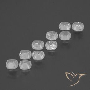 Shop natural 5.07ct Blanc Topaze gems, Coussin, from Brésil at GemSelect. In stock, global shipping!