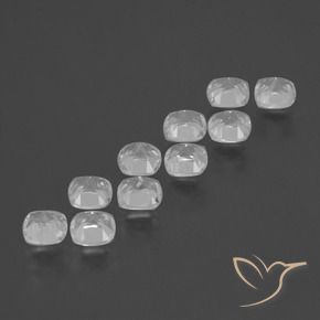 Shop natural 5.18ct Blanc Topaze gems, Coussin, from Brésil at GemSelect. In stock, global shipping!