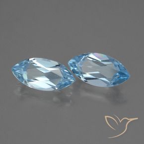 Shop natural 3.86ct Bleu ciel Topaze gems, Marquise, from Brésil at GemSelect. In stock, global shipping!