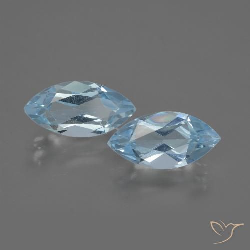 Shop natural 4.36ct Bleu Suisse Topaze gems, Marquise, from Brésil at GemSelect. In stock, global shipping!