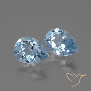 Shop natural 1.65ct Bleu ciel Topaze gems, En forme de poire, from Brésil at GemSelect. In stock, global shipping!