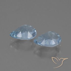 Shop natural 1.65ct Bleu ciel Topaze gems, En forme de poire, from Brésil at GemSelect. In stock, global shipping!