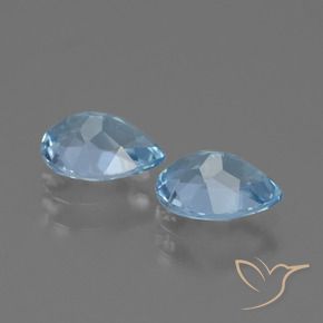 Shop natural 1.67ct Bleu ciel Topaze gems, En forme de poire, from Brésil at GemSelect. In stock, global shipping!