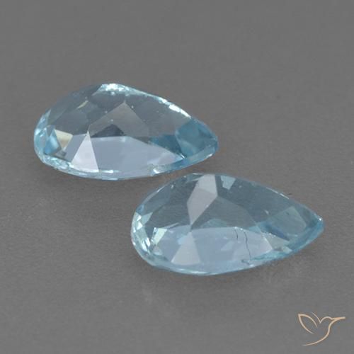 Shop natural 1.79ct Bleu ciel Topaze gems, En forme de poire, from Brésil at GemSelect. In stock, global shipping!