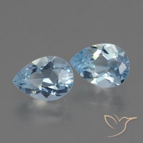 Shop natural 1.65ct Bleu ciel Topaze gems, En forme de poire, from Brésil at GemSelect. In stock, global shipping!