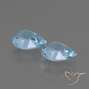 Shop natural 1.72ct Bleu ciel Topaze gems, En forme de poire, from Brésil at GemSelect. In stock, global shipping!
