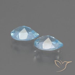 Shop natural 1.58ct Bleu ciel Topaze gems, En forme de poire, from Brésil at GemSelect. In stock, global shipping!