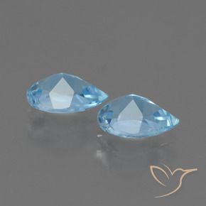 Achetez naturel 1,62ct bleue topaze gems, en forme de poire, en provenance brésil chez gemselect. en stock, livraison internationale!