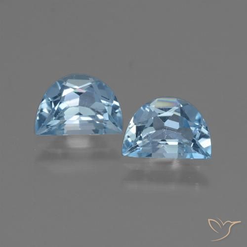 1.86ctw Naturel Bleu ciel Topaze, Fantaisie, VVS-VS