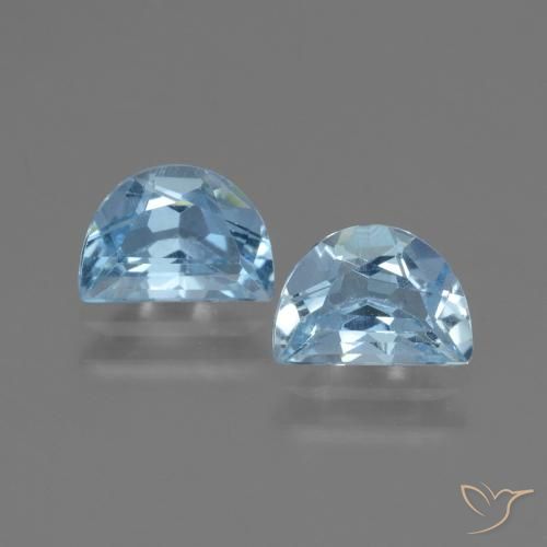 2.10ctw Naturel Bleu ciel Topaze, Fantaisie, VS