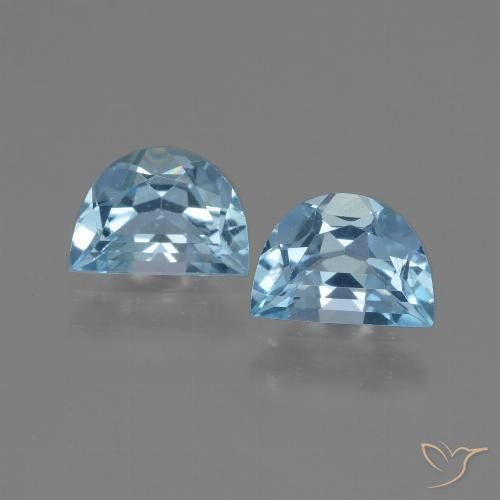 1.95ctw Naturel Bleu Suisse Topaze, Fantaisie, VVS-VS