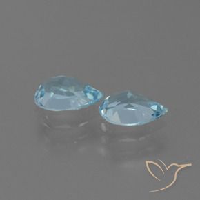 Shop natural 1.70ct Bleu ciel Topaze gems, En forme de poire, from Brésil at GemSelect. In stock, global shipping!