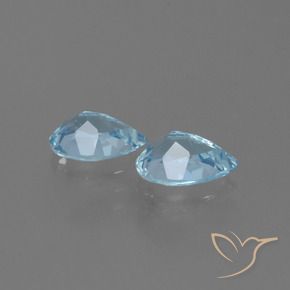 Shop natural 1.69ct Bleu ciel Topaze gems, En forme de poire, from Brésil at GemSelect. In stock, global shipping!