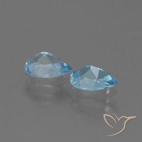 Shop natural 1.65ct Bleu ciel Topaze gems, En forme de poire, from Brésil at GemSelect. In stock, global shipping!
