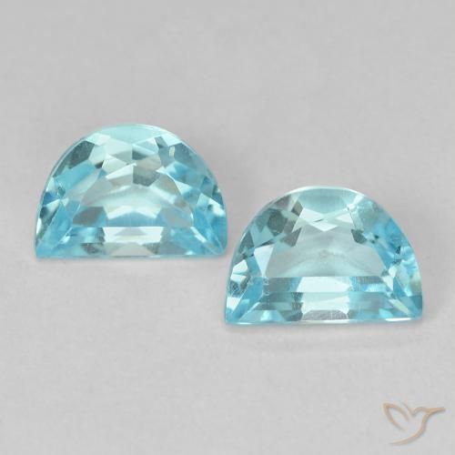 2.12ctw Naturel Bleu ciel Topaze, Fantaisie, VS