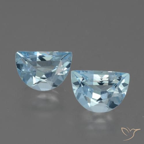 1.87ctw Naturel Bleu ciel Topaze, Fantaisie, VVS-VS