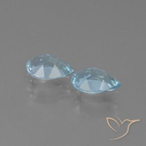 Shop natural 1.55ct Bleu ciel Topaze gems, En forme de poire, from Brésil at GemSelect. In stock, global shipping!