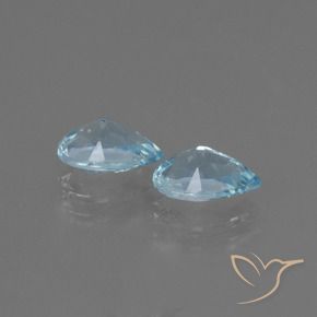 Shop natural 1.76ct Bleu ciel Topaze gems, En forme de poire, from Brésil at GemSelect. In stock, global shipping!