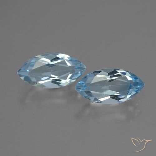Shop natural 4.46ct Bleu ciel Topaze gems, Marquise, from Brésil at GemSelect. In stock, global shipping!