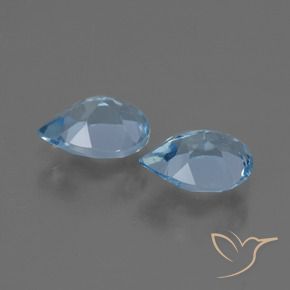 Shop natural 1.71ct Bleu ciel Topaze gems, En forme de poire, from Brésil at GemSelect. In stock, global shipping!