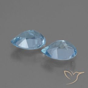 Shop natural 1.77ct Bleu ciel Topaze gems, En forme de poire, from Brésil at GemSelect. In stock, global shipping!