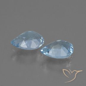 Shop natural 1.70ct Bleu ciel Topaze gems, En forme de poire, from Brésil at GemSelect. In stock, global shipping!
