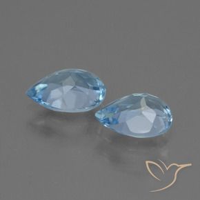 Shop natural 1.69ct Bleu ciel Topaze gems, En forme de poire, from Brésil at GemSelect. In stock, global shipping!