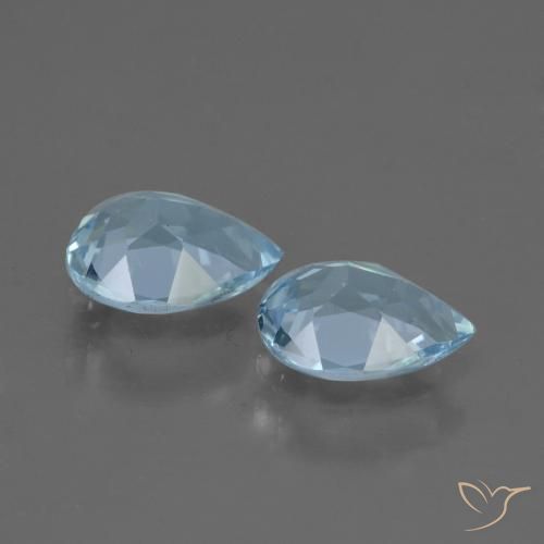 Shop natural 1.65ct Bleu ciel Topaze gems, En forme de poire, from Brésil at GemSelect. In stock, global shipping!