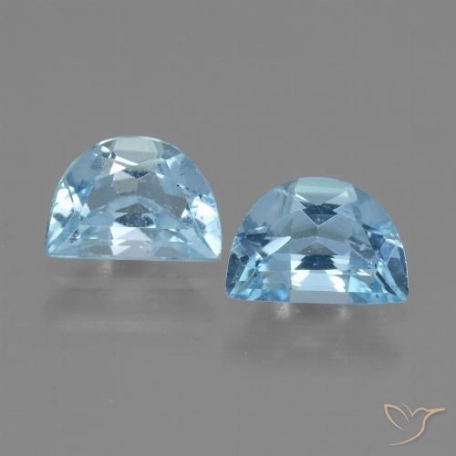 1.89ctw Naturel Bleu ciel Topaze, Fantaisie, VS