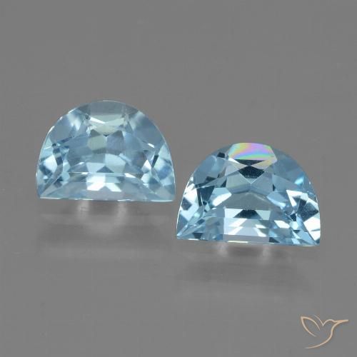 1.92ctw Naturel Bleu ciel Topaze, Fantaisie, VVS-VS