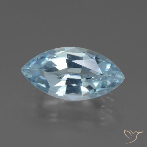 2.22ct Naturel Bleu ciel Topaze, Marquise, VVS
