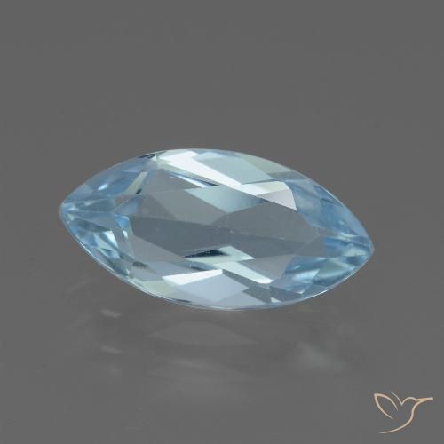 2.05ct Naturel Bleu ciel Topaze, Marquise, VVS