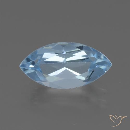 2.37ct Naturel Bleu ciel Topaze, Marquise, VVS