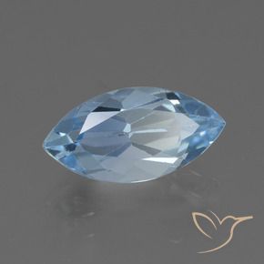 Topaze Bleu ciel naturelle Marquise, 2.37 ct, VVS