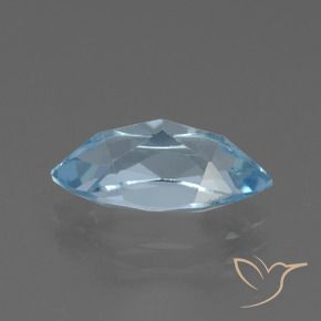 Topaze Bleu ciel naturelle Marquise, 2.37 ct, VVS