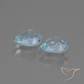 Shop natural 1.79ct Bleu ciel Topaze gems, En forme de poire, from Brésil at GemSelect. In stock, global shipping!